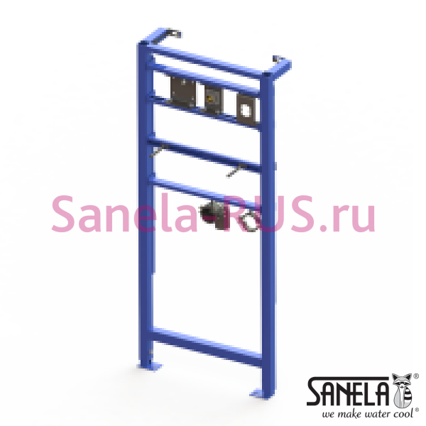 Монтажная рама для автоматического настенного смесителя и дозатора мыла SLR 24