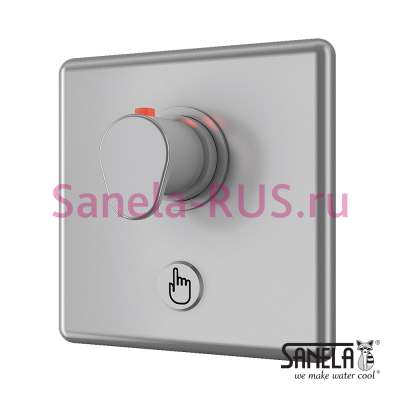 Нажимной смеситель для душа пьезо с термостатом SLS 02PT арт: 12024 Sanela Чехия (фото, схема)
