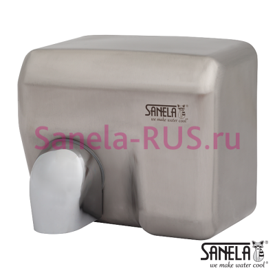 Нержавеющая автоматическая сушилка для рук SLO 02E арт: 79024 Sanela Чехия (фото, схема)