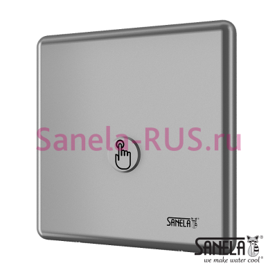 Пьезо кнопка смыва унитаза SLW 01P арт: 14015 Sanela Чехия (фото, схема)