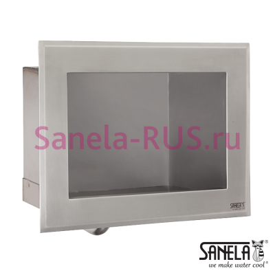 Раковина однотрубная для тюрьмы SLUN 75E арт: 93751 Sanela Чехия (фото, схема)