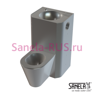 Унитаз с умывальником и пьезо кнопками SLWN 38ZP арт: 94385 Sanela Чехия (фото, схема) Унитаз с умывальником и пьезо кнопками SLWN 38ZP арт: 94385 Sanela Чехия (фото, схема)