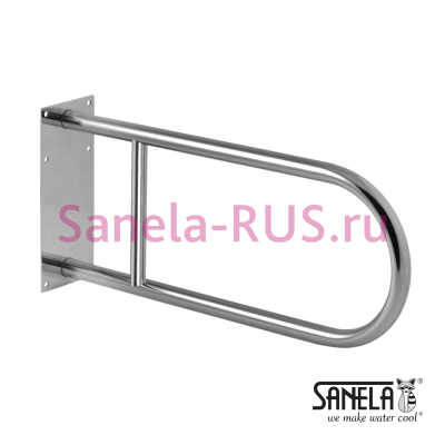 Нержавеющий прочный поручень SLZM 03 арт: 49030 Sanela Чехия (фото, схема)
